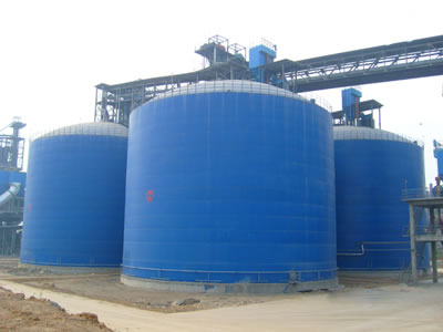 定日水泥钢板库改造